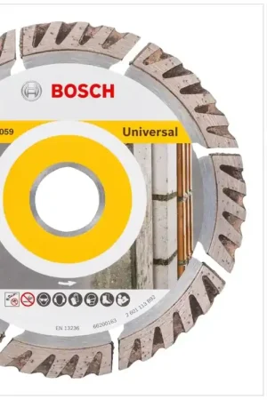 Bosch Standard for Universal Disques à tronçonner diamantés 125 x 22,23 mm 2 pces ( 2x 2608615059 ) pour béton, acier-béton, brique, calcaire et sable-pierre Bon Marché