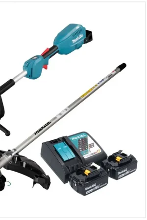 Makita DUX 18 RG2X1 Outil multifonction sans fil 18 V Brushless + 2x batterie 6,0 Ah + kit chargeur Soldes