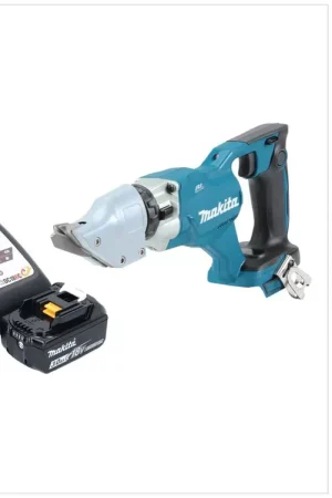 Makita DJS 200 RF1 Cisaille à tôle sans fil 18 V 2,0 mm Brushless + 1x batterie 3,0 Ah + chargeur Prix Choc