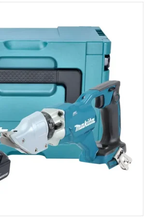 Makita DJS 200 G1J Cisaille à tôle sans fil 18 V 2,0 mm Brushless + 1x batterie 6,0 Ah + Makpac - sans chargeur Promotion
