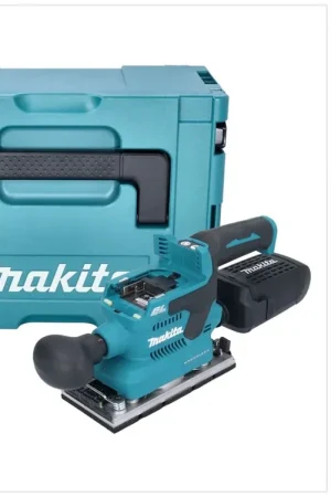 Meilleur Prix Makita DBO 382 G1J Ponceuse vibrante sans fil 18 V 93 x 185 mm Brushless + 1x batterie 6,0 Ah + Makpac - sans chargeur