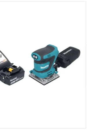 Makita DBO 484 RG1 Ponceuse vibrante sans fil 18 V 112 x 102 mm + 1x batterie 6,0 Ah + chargeur Paiement Sécurisé