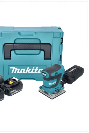 Acheter En Ligne Makita DBO 484 RMJ ponceuse orbitale sans fil 18 V 112 x 102 mm + 2x batterie 4,0 Ah + chargeur + Makpac