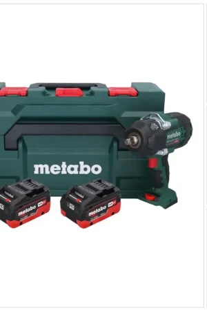 Metabo SSW 18 LTX 1450 BL Visseuse à choc sans fil 18 V 1450 Nm ( 602401810 ) Brushless + 2x batterie 8,0 Ah + chargeur + metaBOX Expédition Rapide