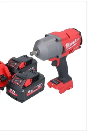 Produit De Marque Clé à chocs sans fil Milwaukee M18 FHIWF12-552 18 V 1356 Nm 1/2" brushless + 2x batterie 5,5 Ah + chargeur
