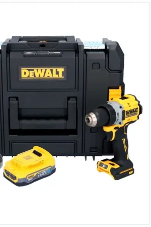 Top Vente DeWalt DCD 800 E2T Perceuse-visseuse sans fil 18 V 90 Nm Brushless + 2x batterie 1,7 Ah + chargeur + TSTAK