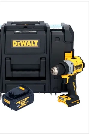 Populaire Perceuse-visseuse sans fil DeWalt DCD 800 M1T 18 V 90 Nm sans balais + 1x batterie 4,0 Ah + chargeur + TSTAK