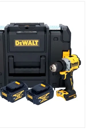Perceuse-visseuse sans fil DeWalt DCD 800 M2T 18 V 90 Nm sans balais + 2x batteries 4,0 Ah + chargeur + TSTAK Promotion Saisonnière
