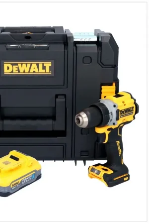 DeWalt DCD 800 NT Perceuse-visseuse sans fil 18 V 90 Nm Brushless + 1x batterie 5,0 Ah + TSTAK - sans chargeur Soldes