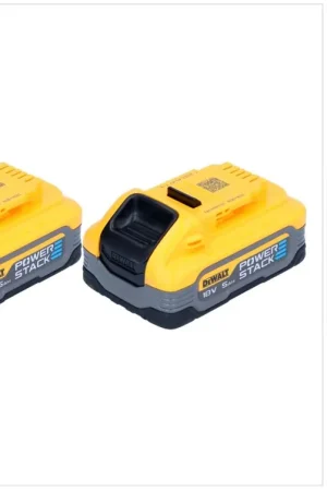 DeWalt Kit batterie DCBP 518 H2 2x batterie Powerstack 18 V 5,0 Ah / 5000 mAh XR Li-Ion - avec indicateur de charge Authentique