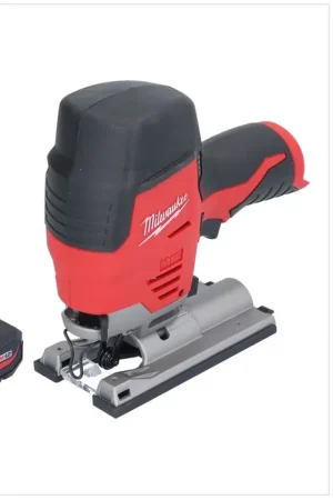Prix Promo Milwaukee M12 JS-501 Scie sauteuse sans fil 12 V + 1x batterie 5,0 Ah - sans chargeur de batterie