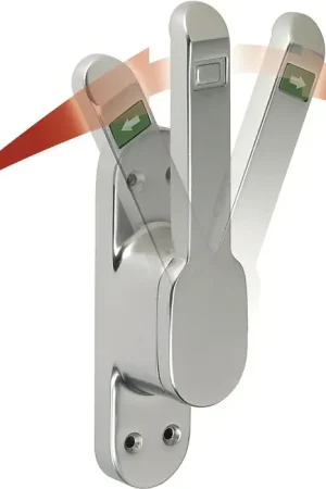 DENI Verrou de porte VARIO DIN gauche / droite argent anodisé ( 3000255656 ) Prix Réduit
