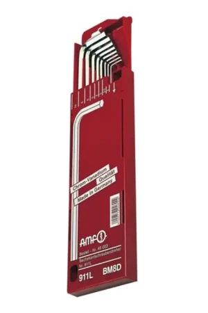 AMF Jeu de clés mâles coudées 911L-BM8D cassette coulissante 8 pièces ( 4000825382 ) Paiement Sécurisé