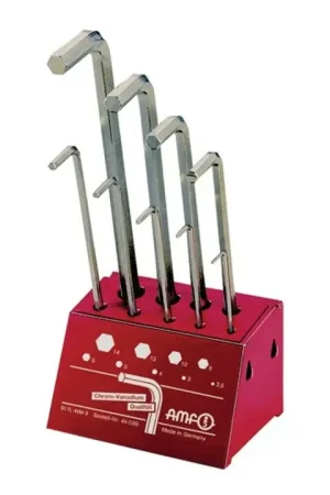 AMF Jeu de clés mâles coudées 911L-WM9 9 pcs. support d’atelier ( 4000825386 ) Dernier Modèle