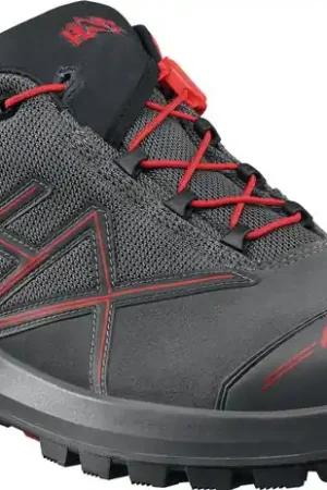 Solde HAIX Chaussures de sécurité Connexis(R) GTX low Taille 9 (43) gris/rouge ( 4721000563 )