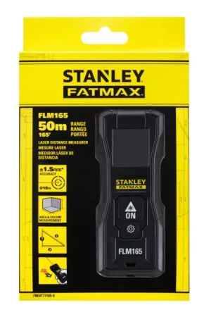 STANLEY Télémètre laser FLM 165 50 m ± 1,5 mm ( 8000150347 ) Promotion