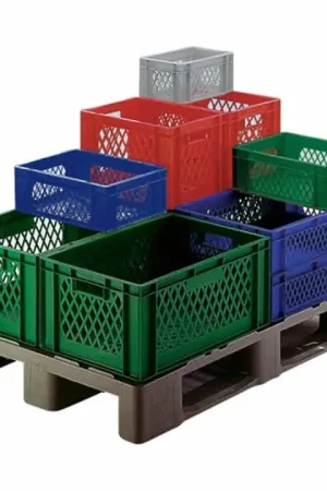 Solde LA-KA-PE Conteneur de transport gerbables L600xl400xH270 mm ( 9000448933 )