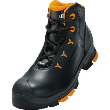 Bottes de sécurité uvex uvex 2 47 cheville haute cuir noir/orange (9199106211) Super Prix