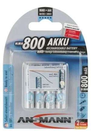 Vente Flash ANSMANN Batterie d´accumulateur maxE 1,2 V 800 mAh ( 4000876117 )