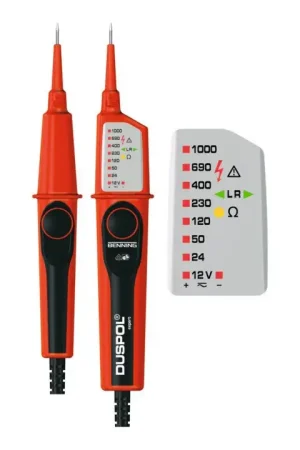 Jusqu'à Épuisement Des Stocks BENNING Testeur de tension/continuité DUSPOL® expert 12-1000 V AC/DC ( 4000828828 )