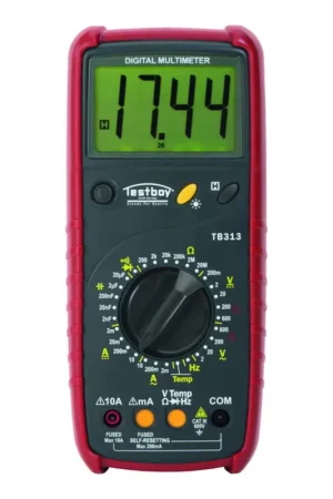 TESTBOY Multimètre numérique Testboy 313 0-600 V AC, 0-600 V DC ( 4000828931 ) Populaire