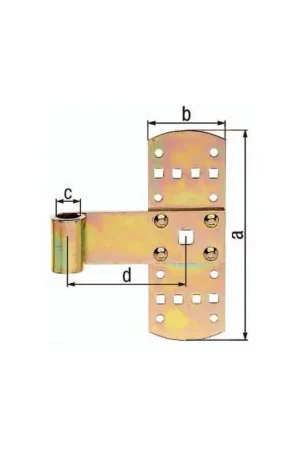 Expédié Aujourd'hui Ligament croisé GAH largeur 50 mm, longueur 140 x 50 mm, épaisseur 2 mm (3000200277)