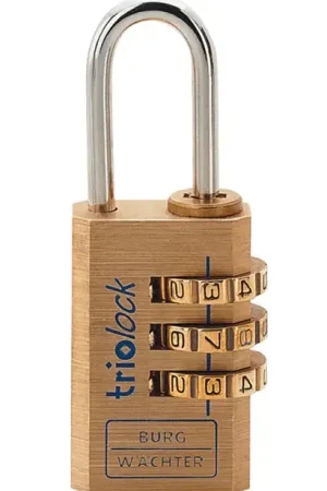 Prix Cassé BURG-WÄCHTER Cadenas à combinaison Combi Lock 80 Largeur du corps de serrure 40 mm ( 3000250477 )