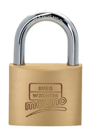 BURG-WÄCHTER Cadenas cylindrique 400 E Magno / 60 Largeur du corps de verrou 60 mm ( 3000251201 ) Quantité Limitée