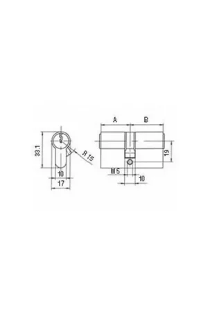 Commande En Gros Cylindre double profilé BKS PZ 8800 45/50 mm ( 3000251949 )