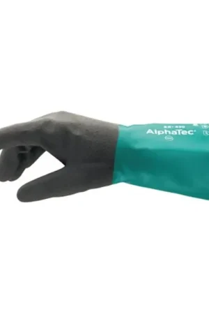 Quantité Limitée Gants ANSELL pour produits chimiques AlphaTec 58-430 taille 9 vert bouteille/gris anthracite ( 4000371412 )