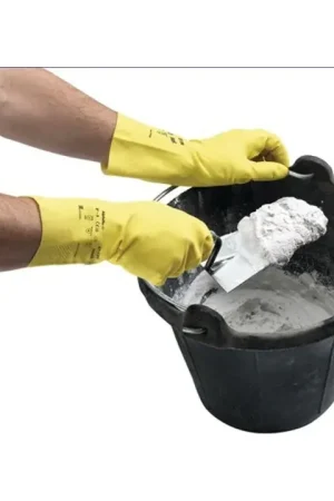 Gants ANSELL pour produits chimiques AlphaTec 87-190 taille 8,5-9 jaune ( 4000371453 ) Prix Cassé