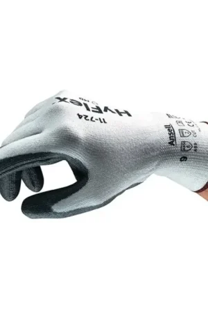 Gants de protection anti-coupures ANSELL HyFlex(R) 11-724 taille 9 blanc/gris ( 4000371569 ) Top Vente