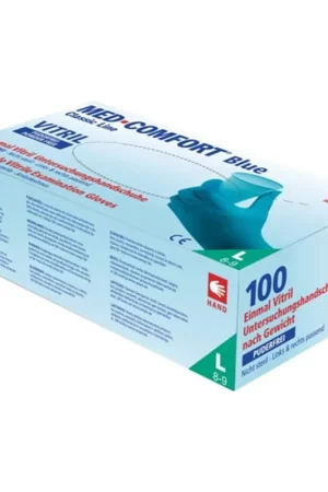 AMPRI Gant jetable Med Comfort Blue Vitril taille S bleu ( 4000391102 ) Livraison Express