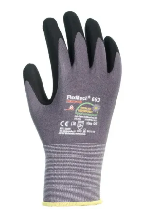 Certifié HONEYWELL Gants FlexMech 663 taille 9 gris/noir ( 4000391109 )