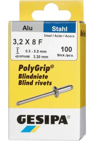 GESIPA Rivet POP PolyGrip® tige de rivet D. x l 3,2 x 8 mm ( 4000813757 ) Jusqu'à Épuisement Des Stocks