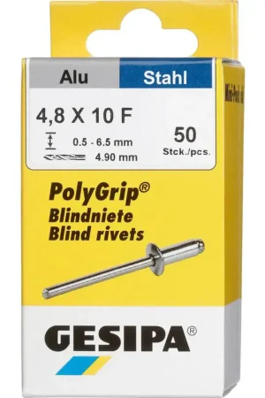 Vente Directe GESIPA Rivet POP PolyGrip® tige de rivet D. x l 4,8 x 10 mm ( 4000813761 )