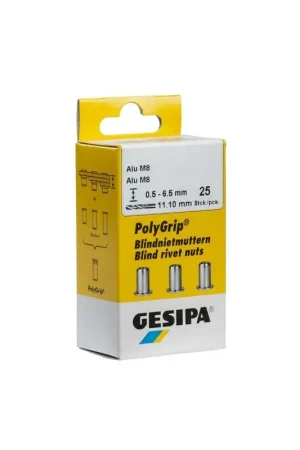GESIPA Écrou à river PolyGrip® tige de rivet D. x l. 7 x 13,5 mm M5 ( 4000813825 ) Super Prix
