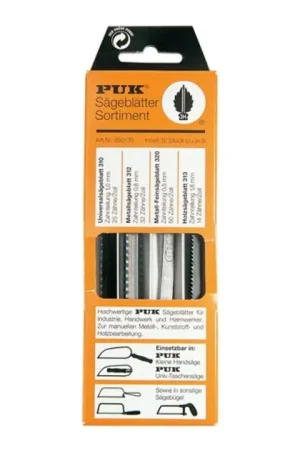 Promotion PUK Assortiment de lames de scie 390170 12 pièces ( 4000814024 )