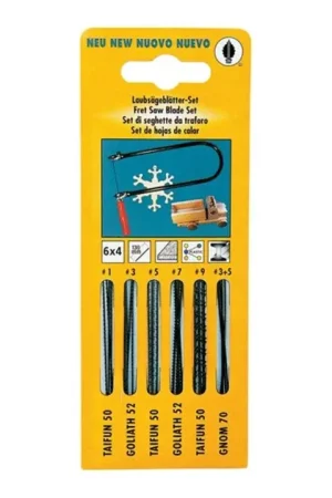 HAUNSTETTER Assortiment lames de scie à chantourner 24 pcs. adapté à montures de scie à main ( 4000814045 ) Top Vente