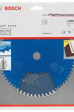 Authentique BOSCH Lame pour scie circulaire D. ext. 190 mm nombre de dents 56 TR-F ( 4000815468 )