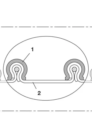 Affaire À Saisir NORRES Tuyau d'aspiration et de soufflage CP ARAMID 461 40 mm 52,00 mm ( 4501402996 )