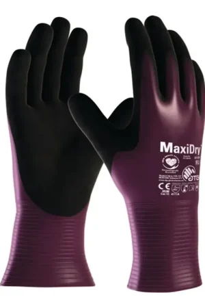 ATG Gant MaxiDry® 56-426 taille 9 violet/noir ( 4702000167 ) Haute Qualité