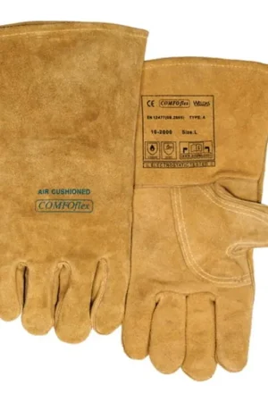 WELDAS Gant de soudeur Bucktan taille XL (9,5) jaune ( 4702005037 ) Offre Spéciale