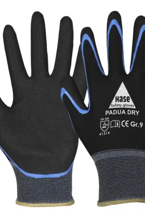 Affaire À Saisir HASE Gants Padua Dry Taille 10 noir/bleu ( 8000094196 )