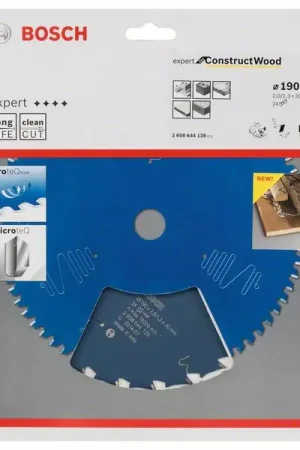 Lame de scie circulaire BOSCH Ø extérieur 190 mm nombre de dents 24 WZ ( 8000342209 ) Seulement Aujourd'hui