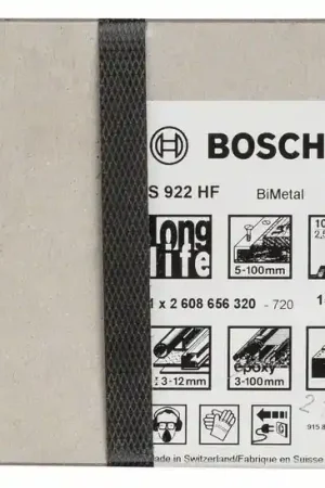BOSCH Lame de scie sabre S 922 HF S 922 HF Longueur 150 mm Largeur 19 mm ( 8000343752 ) Affaire À Saisir