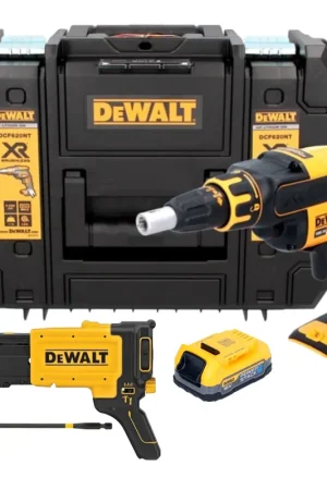 Achat Immédiat DeWalt DCF 620 NT Visseuse pour cloisons sèches sans fil 18 V 30 Nm Brushless + 1x batterie Powerstack 1,7 Ah + TSTAK - sans chargeur