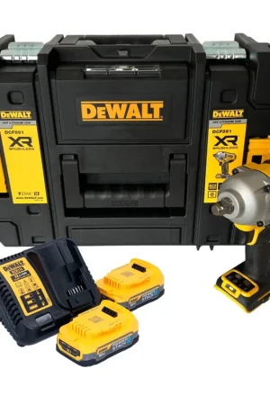 Expédié Aujourd'hui DeWalt DCF 891 E2T Clé à choc 18 V 1084 Nm 1/2'' Brushless + 2x Powerstack batterie 1,7 Ah + chargeur + TSTAK