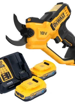 Achetez Aujourd'hui DeWalt DCMPP 568 E2 Elagueur sans fil 18 V 38 mm + 2x Powerstack batterie 1,7 Ah + chargeur
