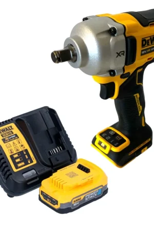 Clé à chocs sans fil DeWalt DCF 891 E1 18 V 1084 Nm 1/2" sans balai + 1x batterie Powerstack 1,7 Ah + chargeur Top Vente